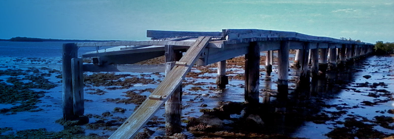 Delapidated bridge, Summerland Key